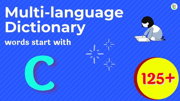 Multi-language translation - Words start with C