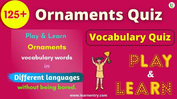 Ornaments quiz in different Languages