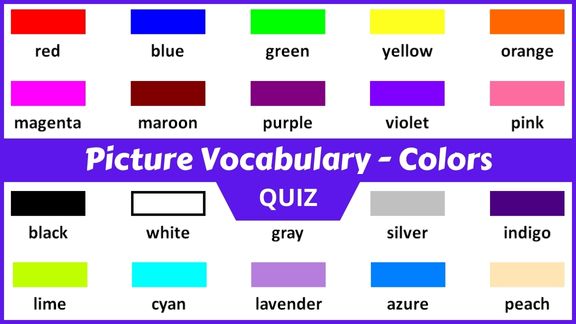 Play Colors Picture vocabulary