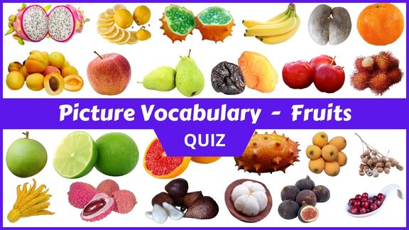 Play Fruits Picture vocabulary