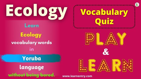 Ecology quiz in Yoruba