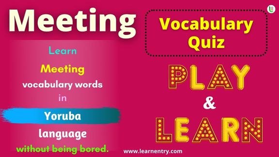 Meeting quiz in Yoruba