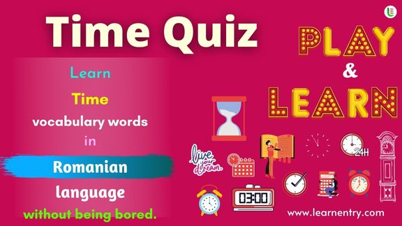 Time quiz in Romanian