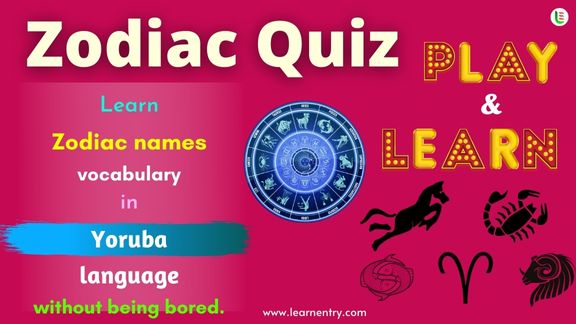 Zodiac quiz in Yoruba