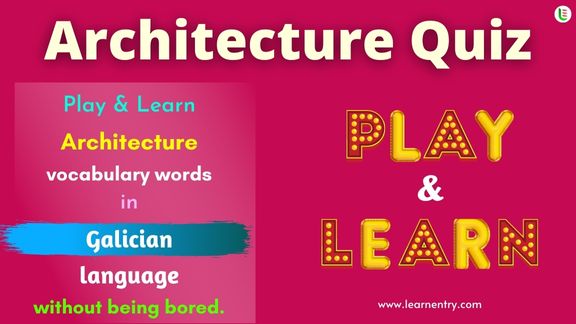 Architecture quiz in Galician