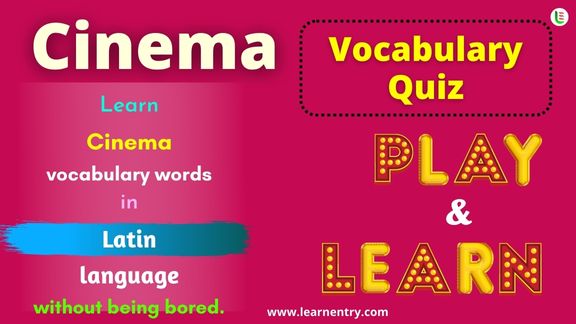 Cinema quiz in Latin