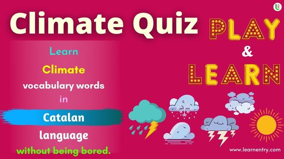 Climate quiz in Catalan