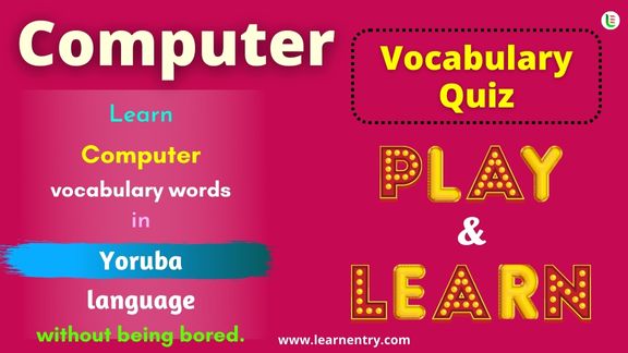 Computer quiz in Yoruba