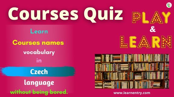 Courses quiz in Czech