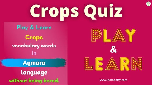 Crops quiz in Aymara
