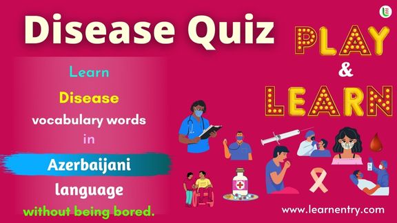 Disease quiz in Azerbaijani