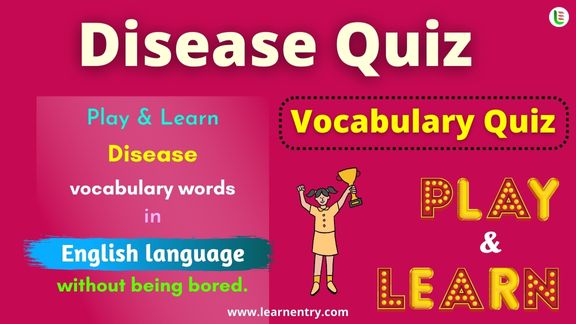 Disease quiz in English