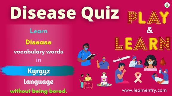 Disease quiz in Kyrgyz