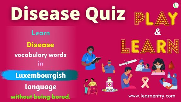 Disease quiz in Luxembourgish