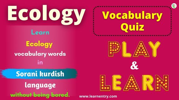 Ecology quiz in Sorani kurdish