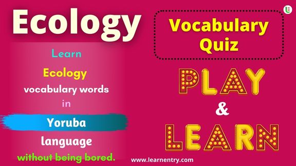 Ecology quiz in Yoruba