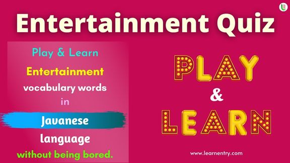 Entertainment quiz in Javanese