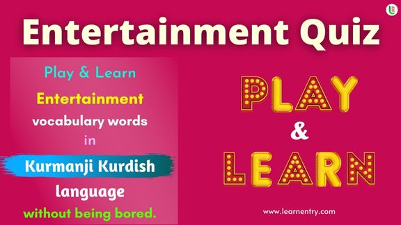 Entertainment quiz in Kurmanji kurdish