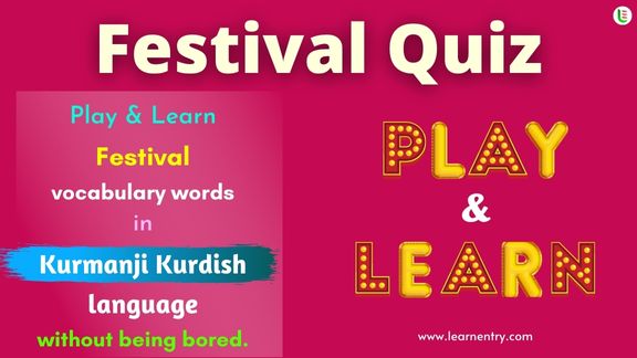 Festival quiz in Kurmanji kurdish