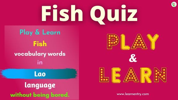 Fish quiz in Lao