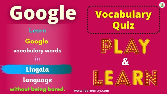 Google quiz in Lingala