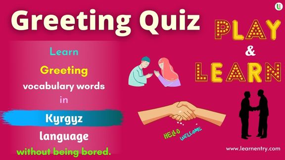 Greetings quiz in Kyrgyz