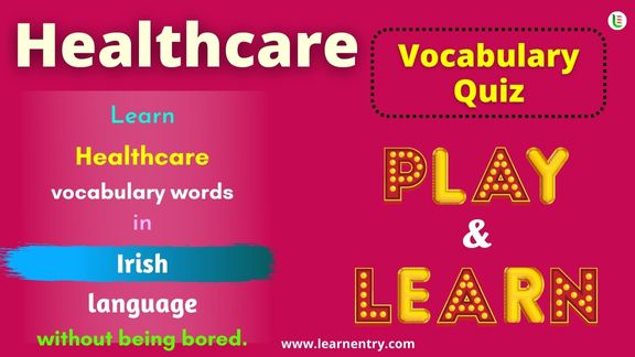 Healthcare quiz in Irish