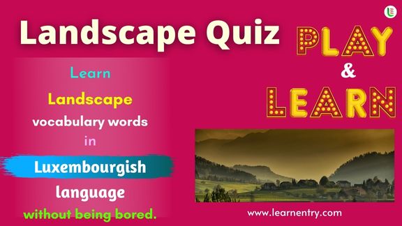 Landscape quiz in Luxembourgish