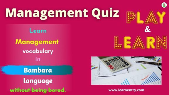 Management quiz in Bambara