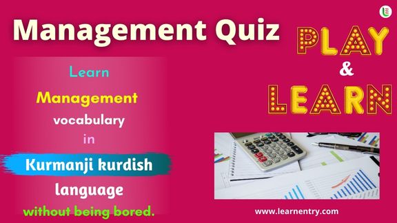 Management quiz in Kurmanji kurdish