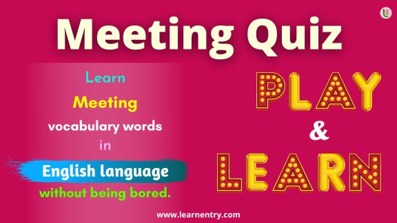 Meeting quiz in English