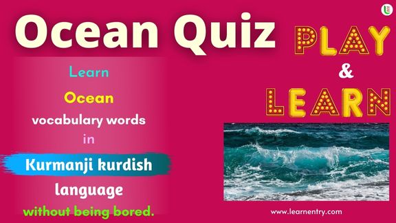 Ocean quiz in Kurmanji kurdish