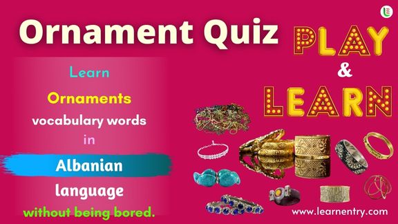 Ornaments quiz in Albanian