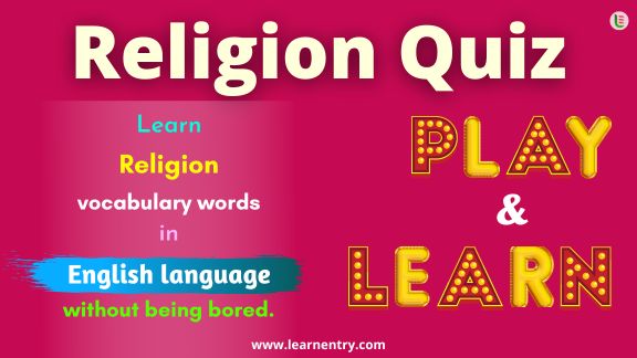 Religion quiz in English