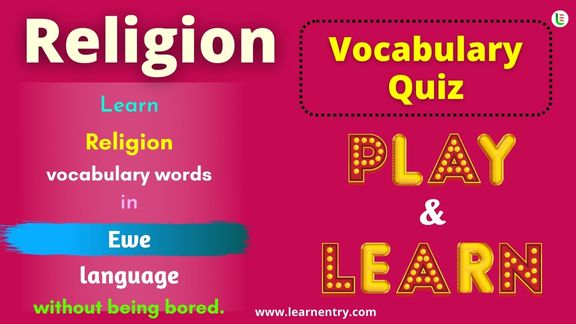 Religion quiz in Ewe