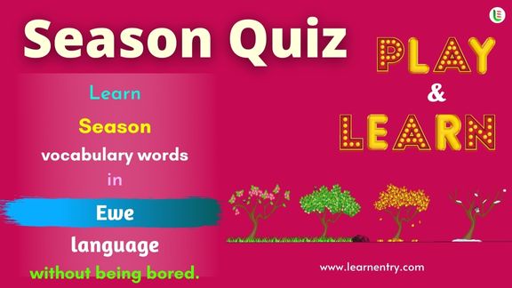 Season quiz in Ewe