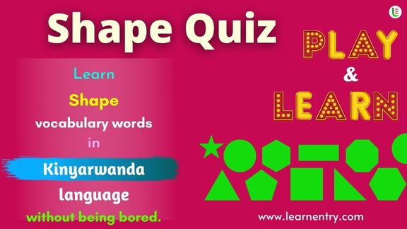 Shape quiz in Kinyarwanda