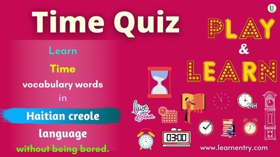 Time quiz in Haitian creole