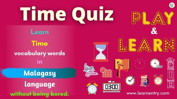 Time quiz in Malagasy