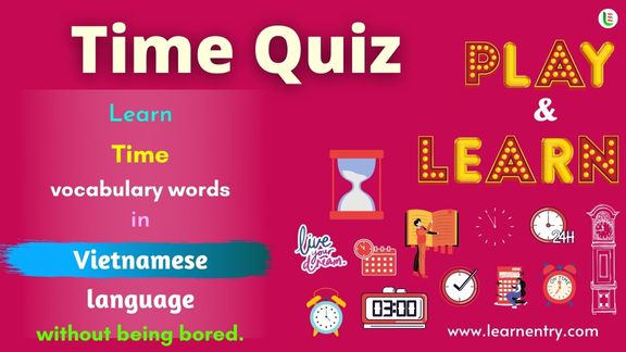 Time quiz in Vietnamese