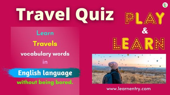 Travel quiz in English