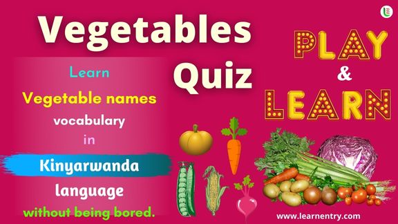 Vegetables quiz in Kinyarwanda