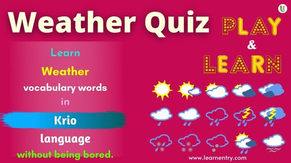 Weather quiz in Krio