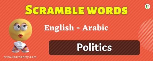 Guess the Politics in Arabic