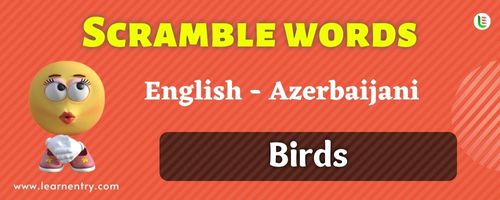 Guess the Birds in Azerbaijani