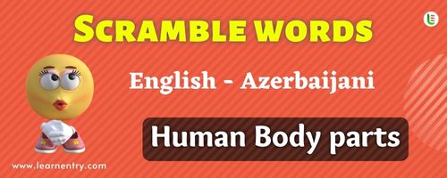 Guess the Human Body parts in Azerbaijani