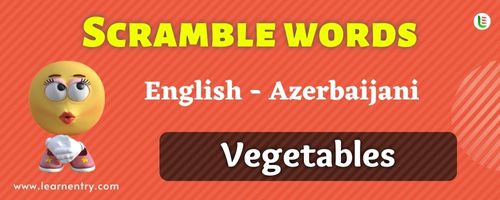Guess the Vegetables in Azerbaijani