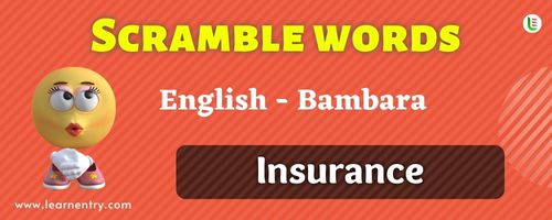 Guess the Insurance in Bambara