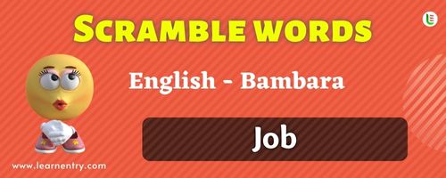 Guess the Job in Bambara