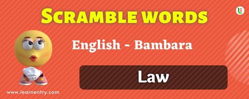 Guess the Law in Bambara